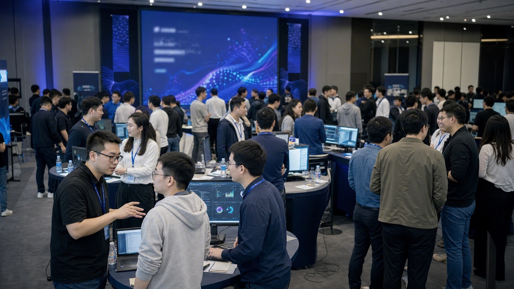 企业 AI 大赛现场